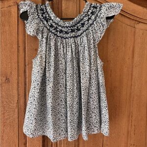 Doen Floral Ruffle Sleeve Dress